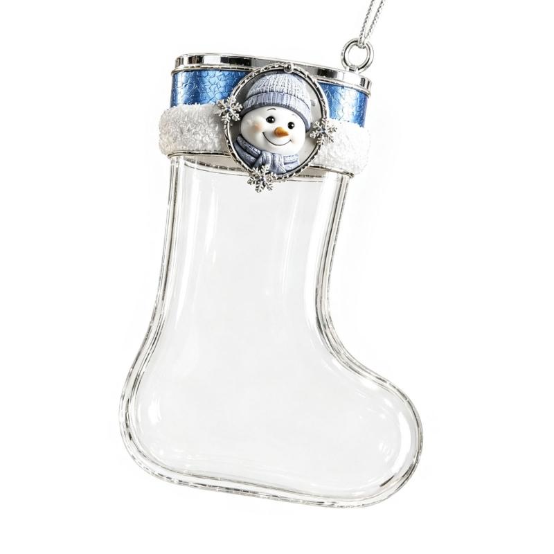Christmas Stocking Hanging - E8BD Klarer Weihnachtsschmuck Weihnachtsstrumpfstil für die