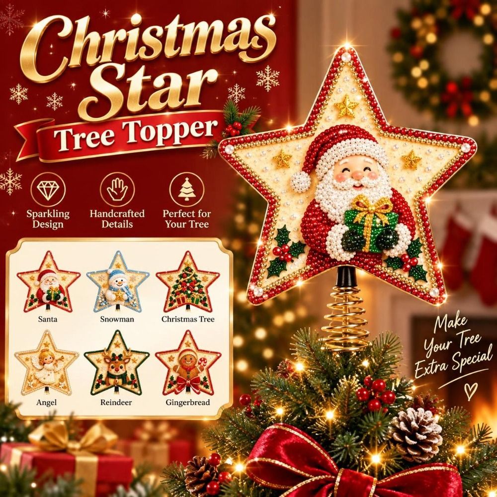 Sternförmiger Weihnachtsbaumsp – Star Tree Topper Bewertung und Preis