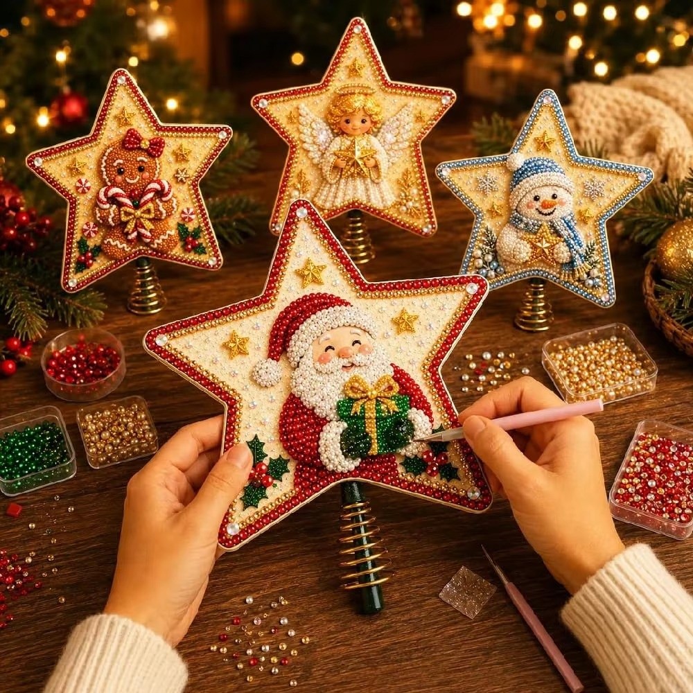 Sternförmiger Weihnachtsbaumsp – Star Tree Topper Bewertung und Preis