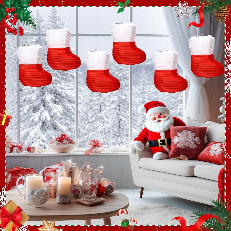 1 Stück Weihnachts-Papierlater – Christmas Stocking Hanging Bewertung und Preis