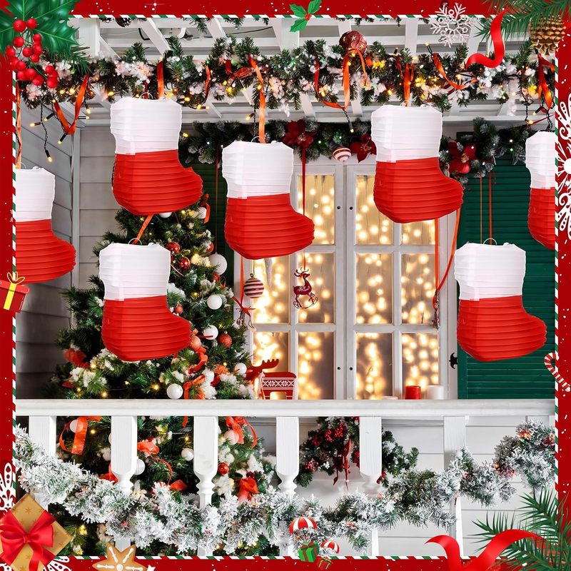 1 Stück Weihnachts-Papierlater – Christmas Stocking Hanging Bewertung und Preis