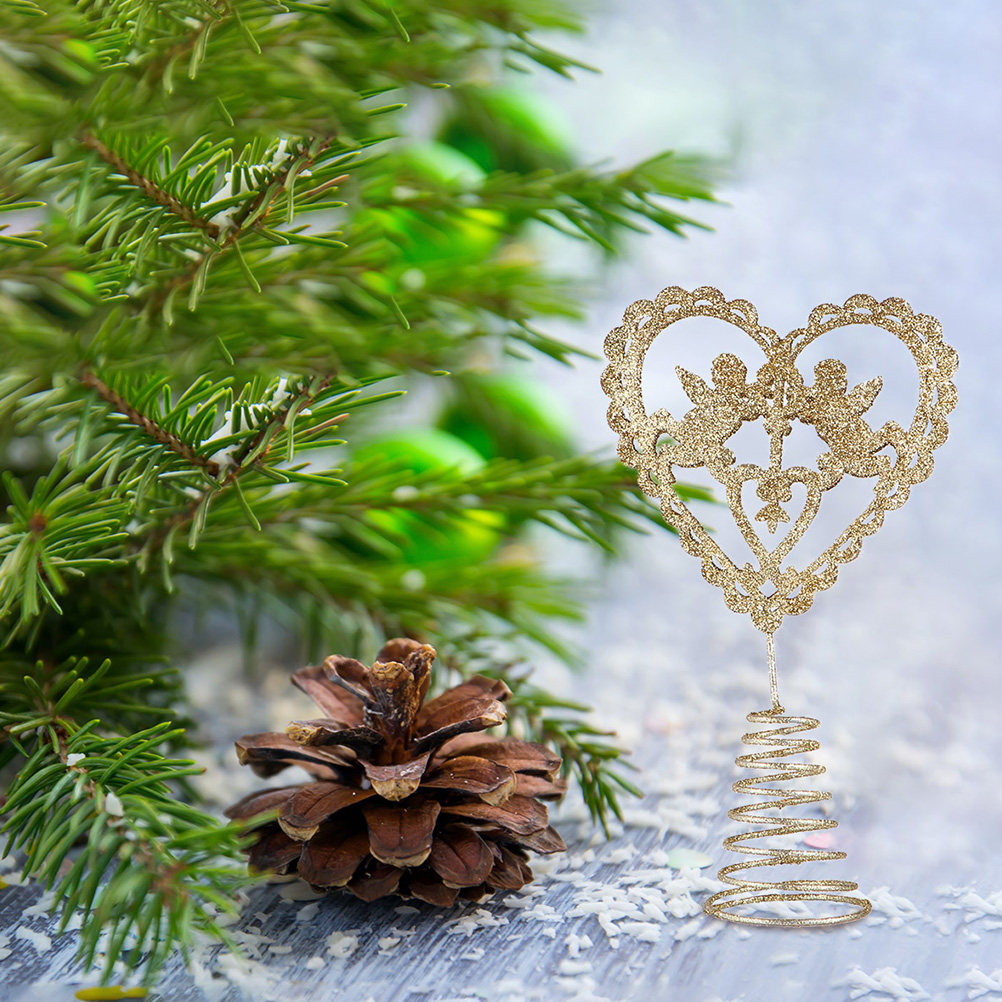 2 Stücke Weihnachtsbaum-Herzfo – Star Tree Topper Bewertung und Preis