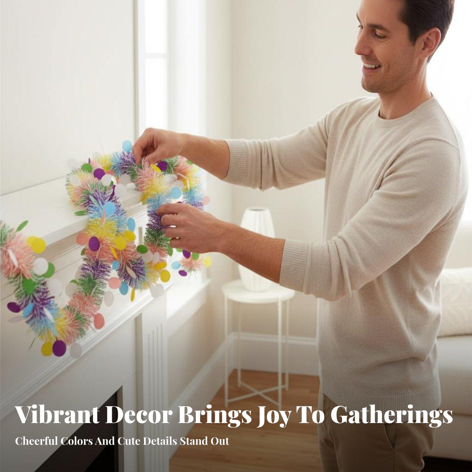 Osterparty-Girlande aus Kunsts – Tinsel Garland Decoration Bewertung und Preis