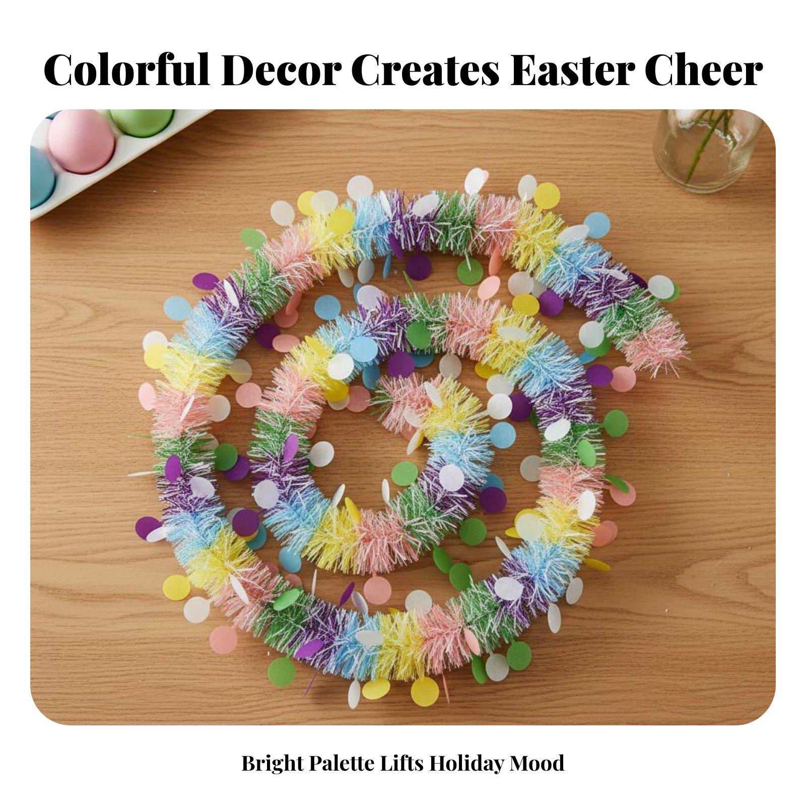 Osterparty-Girlande aus Kunsts – Tinsel Garland Decoration Bewertung und Preis